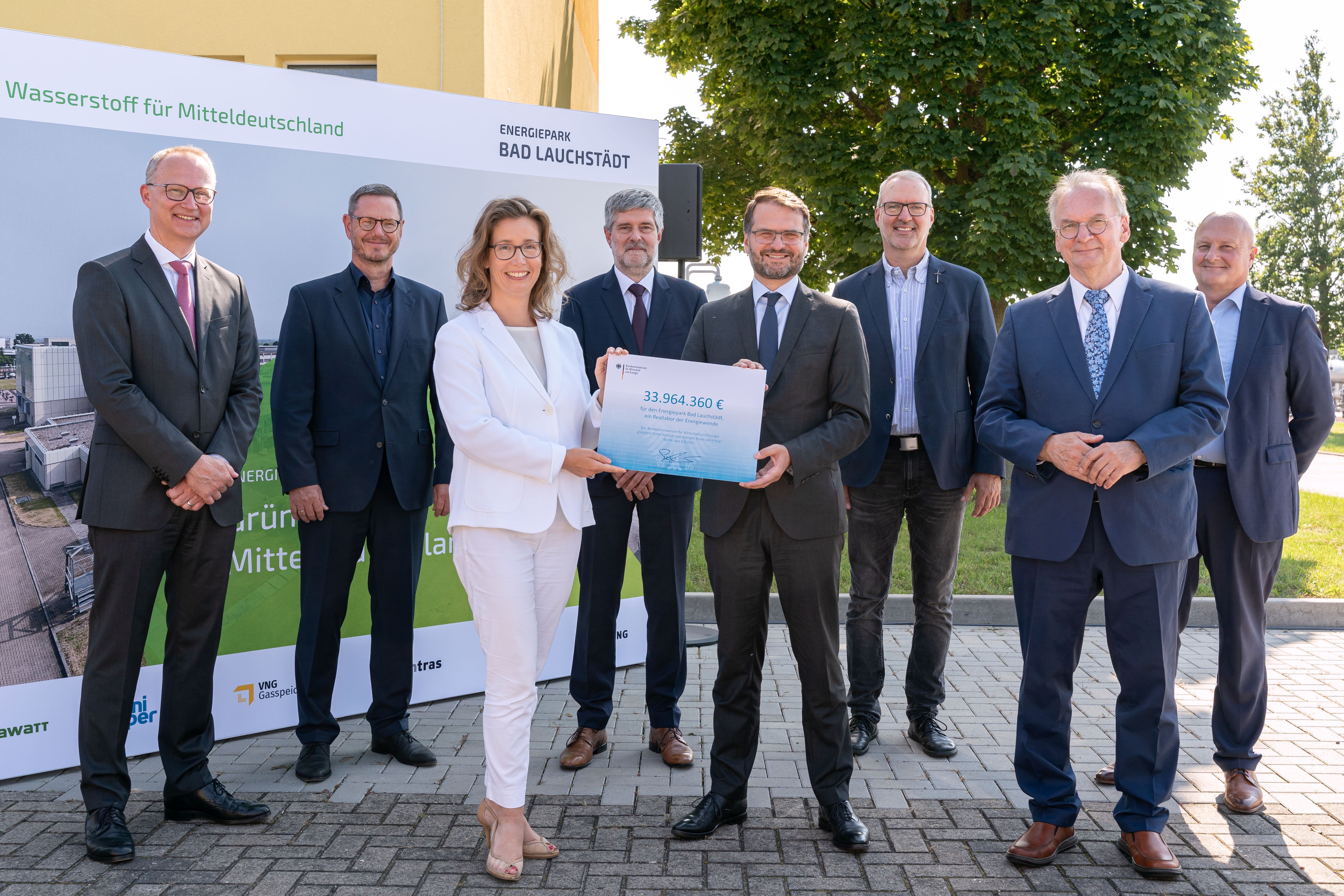 Energiepark Bad Lauchstädt macht mitteldeutsche Chemieindustrie nachhaltiger