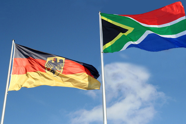Flaggen Deutschland und Südafrika; Quelle: istockphoto.com