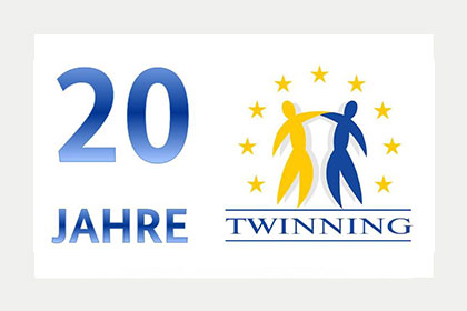 Logo für 20 Jahre Twinning