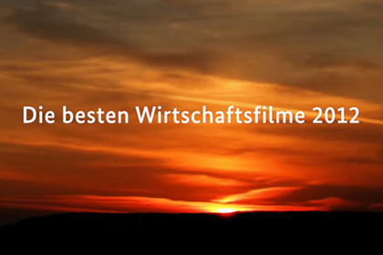 Screenshot aus dem Video Gala-Eröffnungstrailer zur Verleihung des Deutschen Wirtschaftsfilmpreises 2012