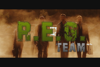 Screenshot aus dem Video "Das R.E.G. Team"