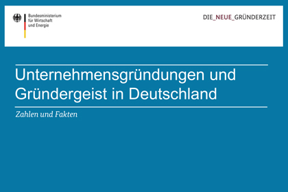 Cover "Unternehmensgründungen und Gründergeist in Deutschland"