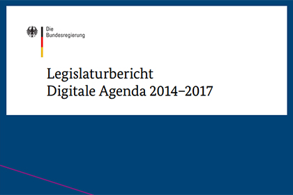 Cover der Publikation Digitale Agenda - Legislaturbericht
