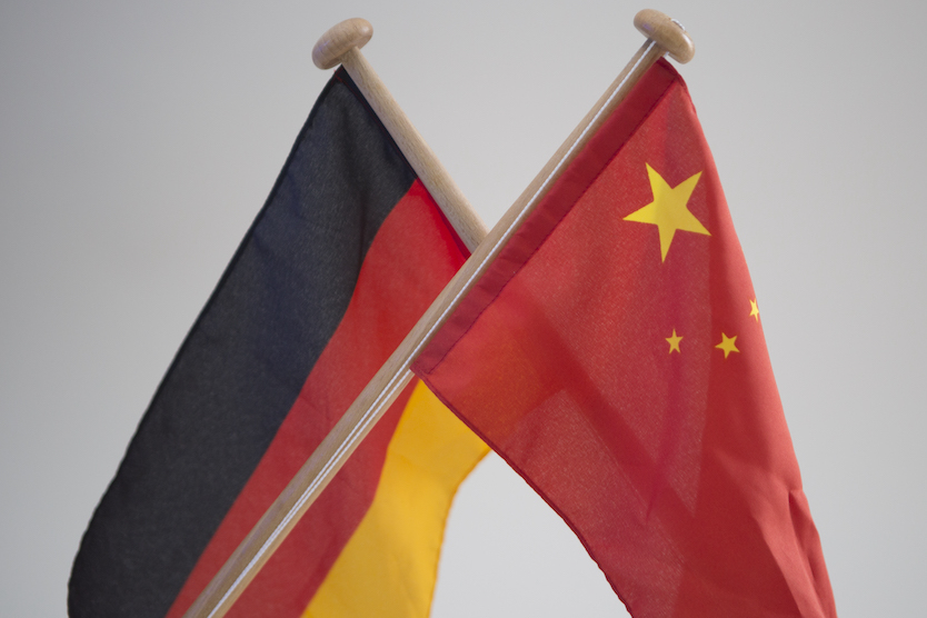 Flagge Deutschland China