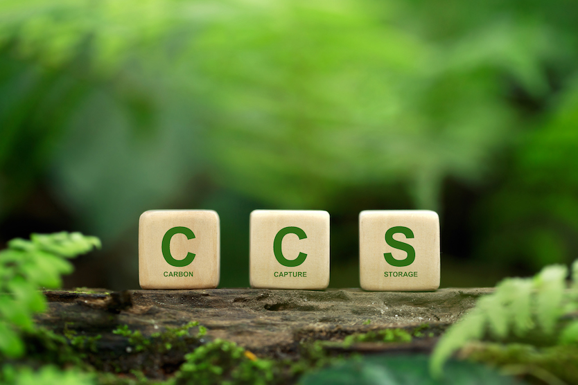 Würfel mit CCS als Symbolbild für Carbon Capture Storage