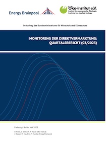 monitoring der direktvermarktung: quartalsbericht (03/2023)