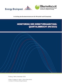 Monitoring der Direktvermarktung: Quartalsbericht (09/2023)