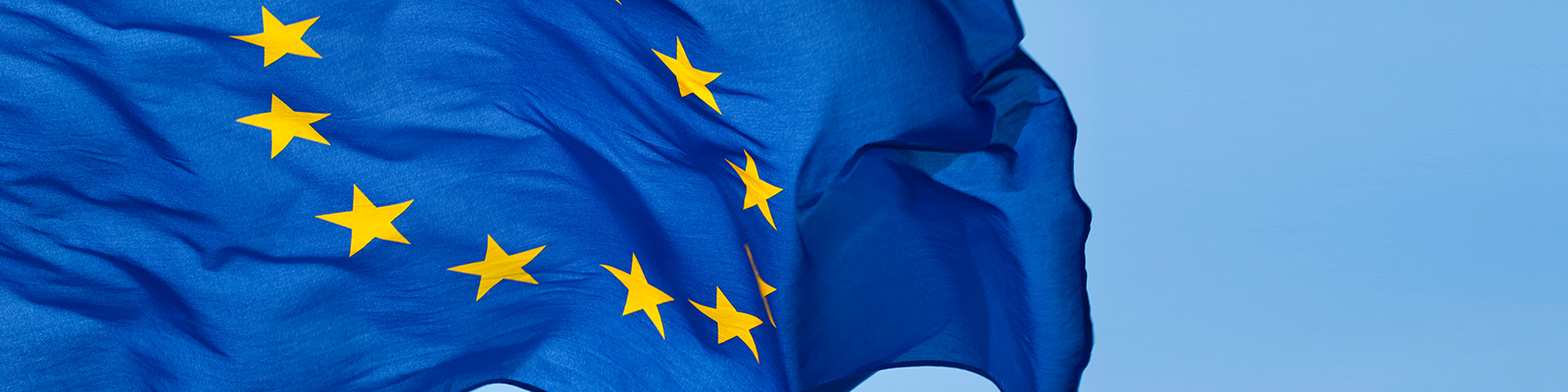 EU-Flagge zum Infotainment zu Europa