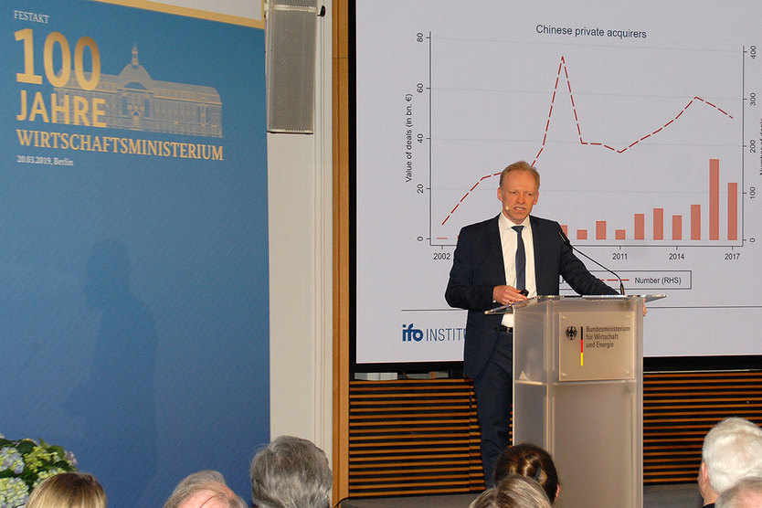 Clemens Fuest, unter anderem Präsident des ifo-Instituts, erörterte neue Herausforderungen für die Soziale Marktwirtschaft.