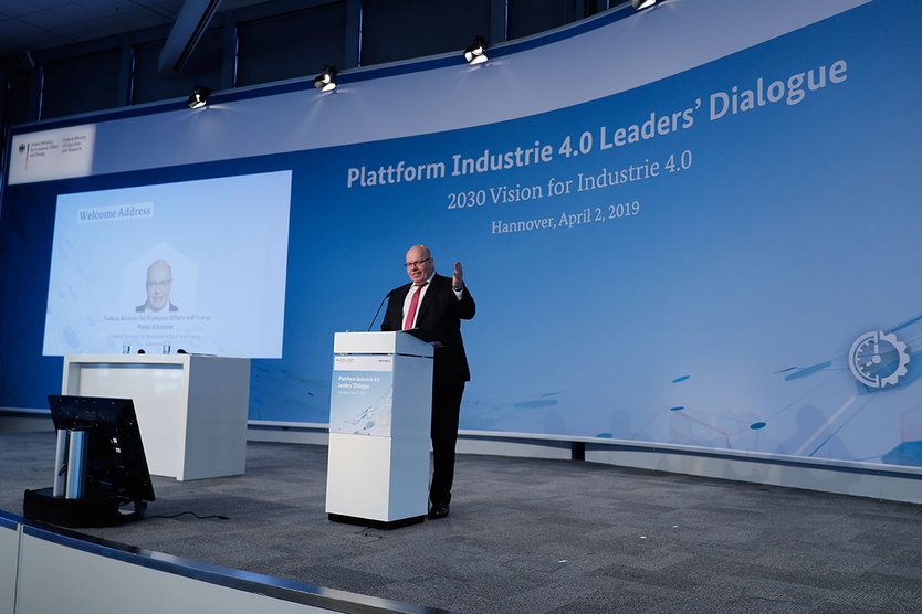 Wirtschaftsminister Peter Altmaier eröffnete den Leaders‘ Dialogue der Plattform Industrie 4.0.