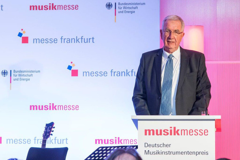 Präsident Deutscher Orchesterverbände und Parlamentarische Staatssekretär a. D. Ernst Burgbacher