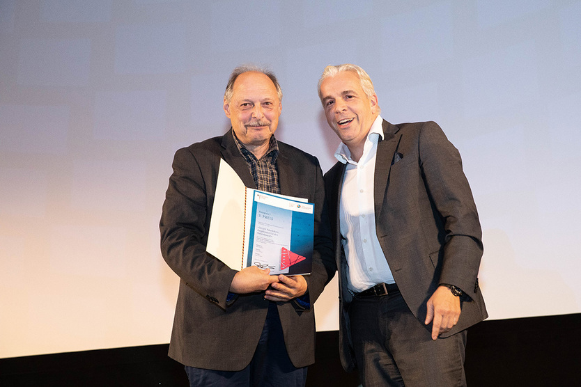 Den 3. Preis gewann Edgar Vergeyen mit seinem Film "Betrifft Paketfahrer. Ausgebeutet für den Onlineboom?".