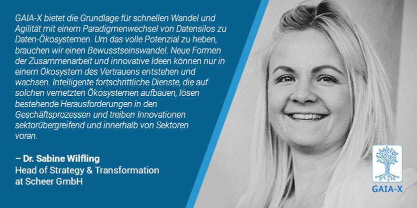 Dr. Sabine Wilfling, Head of Strategy & Transformation at Scheer GmbH