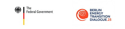 Logo der Bundesregierung und des Berlin Energy Transistion Dialogue