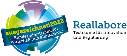 Logo Innovationspreis Reallabore 2022
