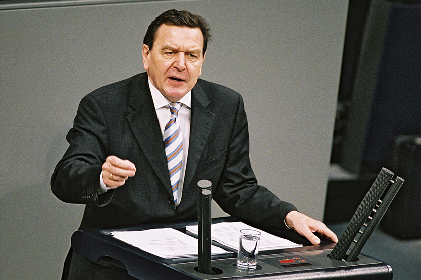 Ehemaliger Bundeskanzler Gerhard Schröder