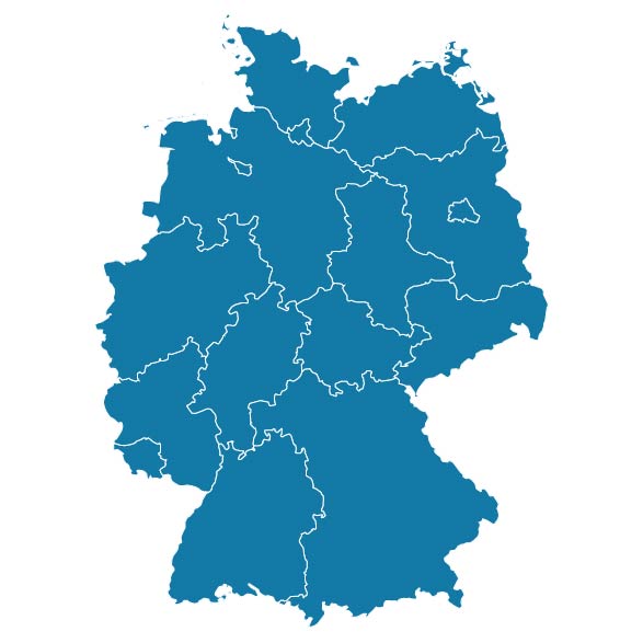 Titelbild Deutschlandkarte Existenzgründung