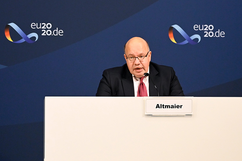 Bundeswirtschaftsminister Peter Altmaier über die aktuelle Corona-Lage und die Coronahilfen.