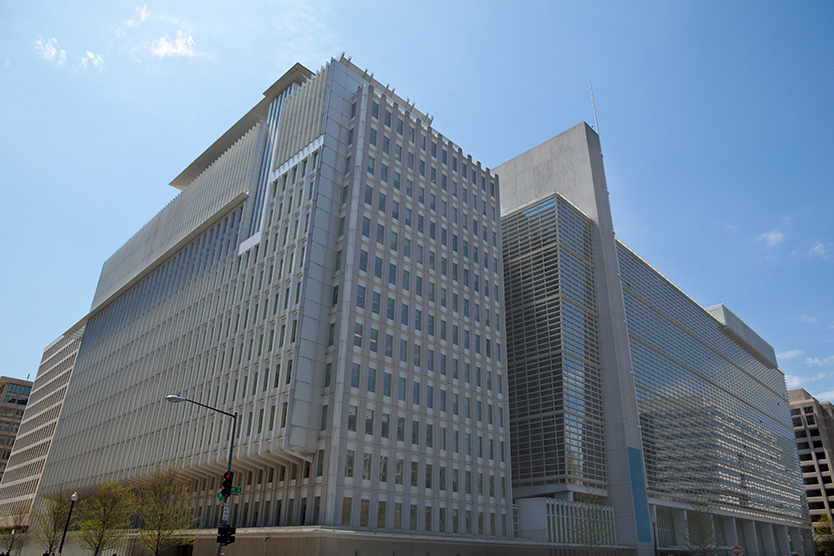 Gebäude Weltbank zu den Verhandlungen im Schiedsverfahren Vattenfall.