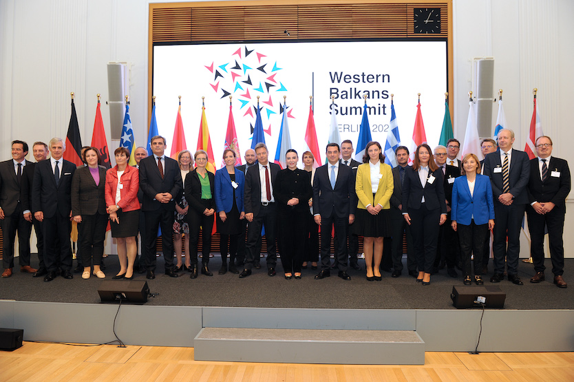 Minister Habeck empfängt Energieministerinnen und Energieminister des Westbalkans im Rahmen des Berlin Prozesses