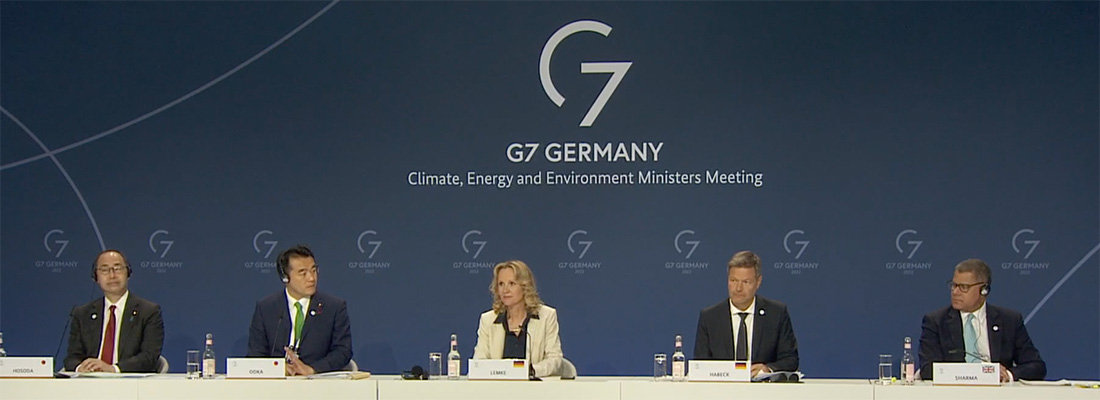 Abschlusspressekonferenz zum Treffen der G7-Klima-, Energie- und Umweltministerinnen und -minister