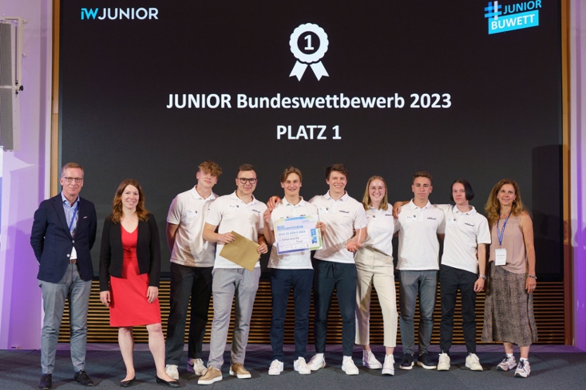 Start-up in der Schule – JUNIOR Bundessieger 2023: „Rebalanced“ vom Gymnasium Rutesheim aus Baden-Württemberg