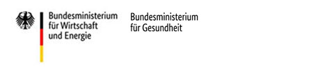 Logos des Bundesministeriums für Wirtschaft und Energie und des Bundesministeriums für Gesundheit