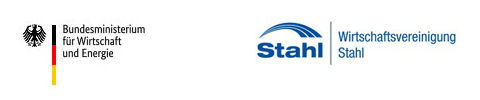 Logo des Bundesministeriums für Wirtschaft und Energie und der Wirtschaftsvereinigung Stahl