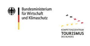 Logo BMWK und Kompetenzzentrum Tourismus des Bundes