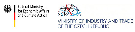 Logo von BMWK und Ministry of Industry and Trade Czech Republic
