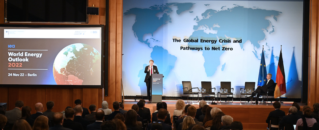 Beamteter Staatssekretär Patrick Graichen beim World Energy Outlook 2022