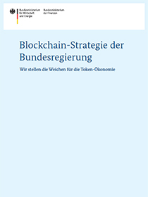 Cover der Publikation Blockchain-Strategie der Bundesregierung