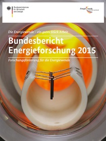 Cover der Publikation Bundesbericht Energieforschung 2015