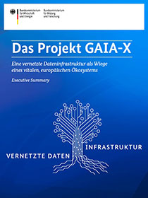 Cover der Publikation "Das Projekt GAIA-X" Executive Summary