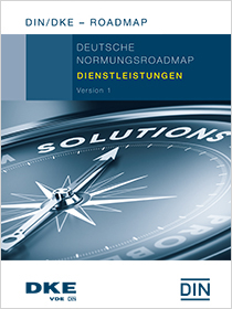 Cover der Publikation Deutsche Normungsroadmap - Dienstleistungen
