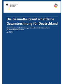 Cover der Publikation Die Gesundheitswirtschaftliche Gesamtrechnung für Deutschland