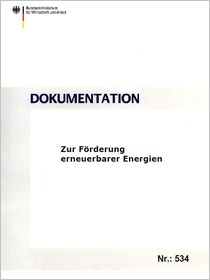 Cover der Publikation Zur Förderung erneuerbarer Energien