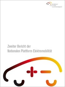Cover der Publikation Zweiter Bericht der Nationalen Plattform Elektromobilität