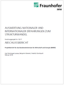 Cover der Publikation Auswertung nationaler und internationaler Erfahrungen zum Strukturwandel