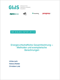 Cover der Studie Energiewirtschaftliche Gesamtrechnung – Methoden und exemplarische Berechnungen