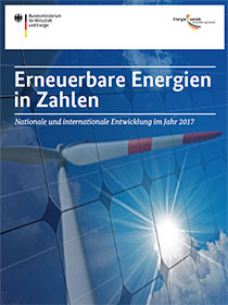 Cover Erneuerbare Energien in Zahlen 2017