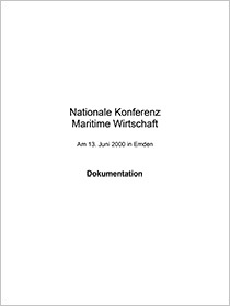 Cover der Publikation Erste Nationale Maritime Konferenz