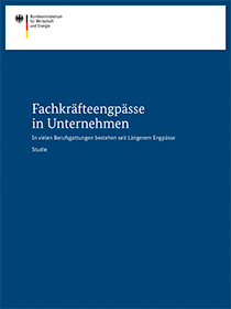 Cover der Publikation Fachkräfteengpässe in Unternehmen