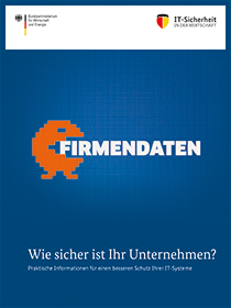 Cover der Publikation "Firmendaten - Wie sicher ist Ihr Unternehmen?"