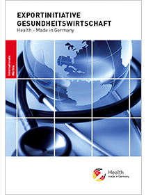 Cover der Publikation Exportinitiative Gesundheitswirtschaft