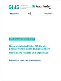 Cover der Studie Gesamtwirtschaftliche Effekte der Energiewende in den Bundesländern