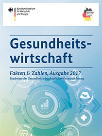 Cover der Publikation Gesundheitswirtschaft - Fakten & Zahlen, Ausgabe 2017
