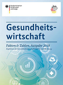 Cover der Publikation Gesundheitswirtschaft - Fakten & Zahlen, Ausgabe 2018