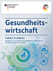 Cover der Publikation Gesundheitswirtschaft - Fakten & Zahlen - Handbuch
