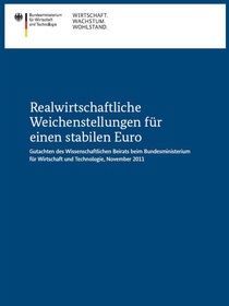 Cover der Publikation Realwirtschaftliche Weichenstellungen für einen stabilen Euro
